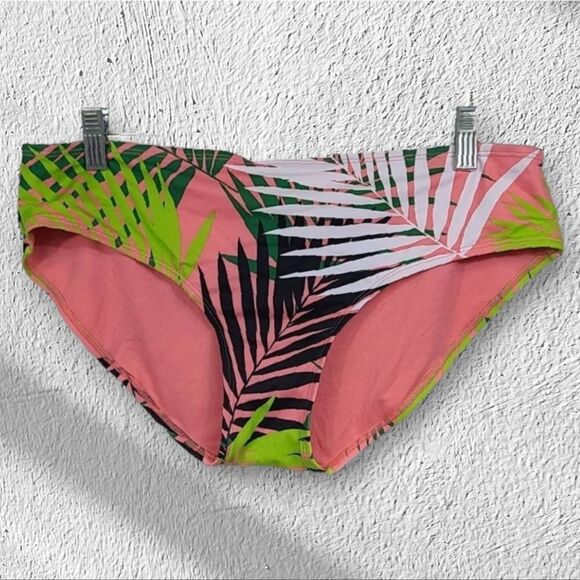 NEW City Streets Girls Plus Size XXL 20.5 Palm Tropical Bikini Bottom Swimsuit - Picture 1 of 5